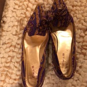 Etro flats with tassels